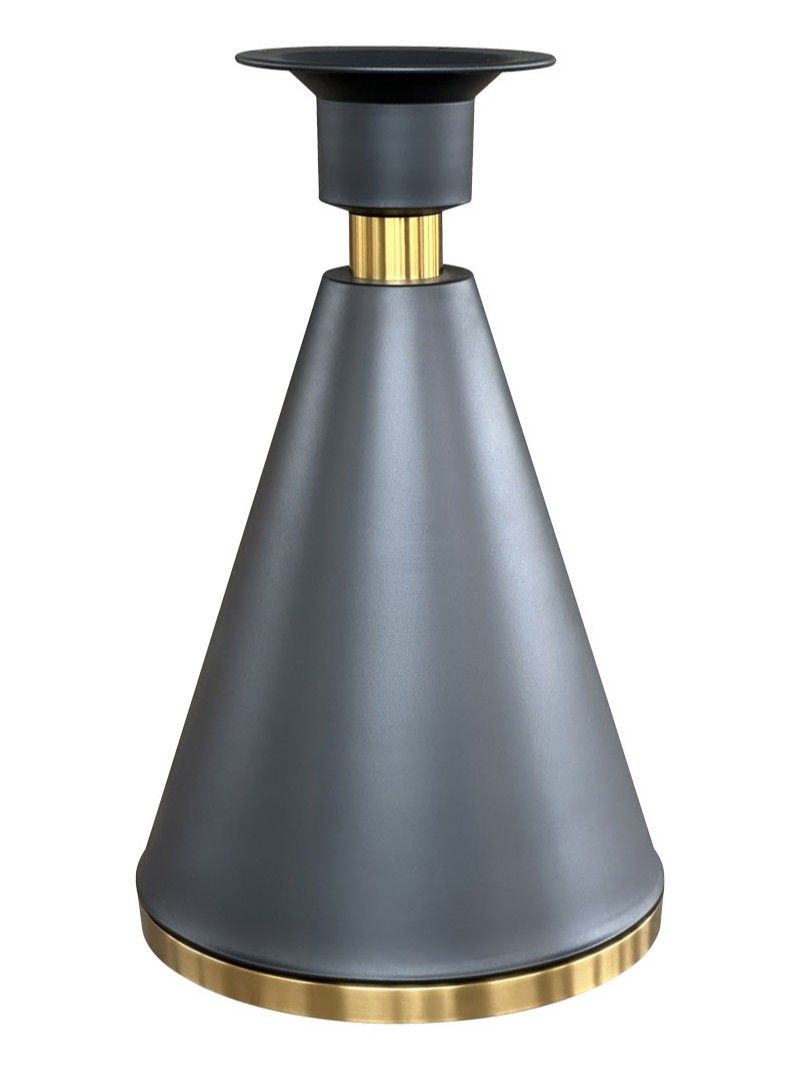 Подстолье конусное 2165 черное с золотым