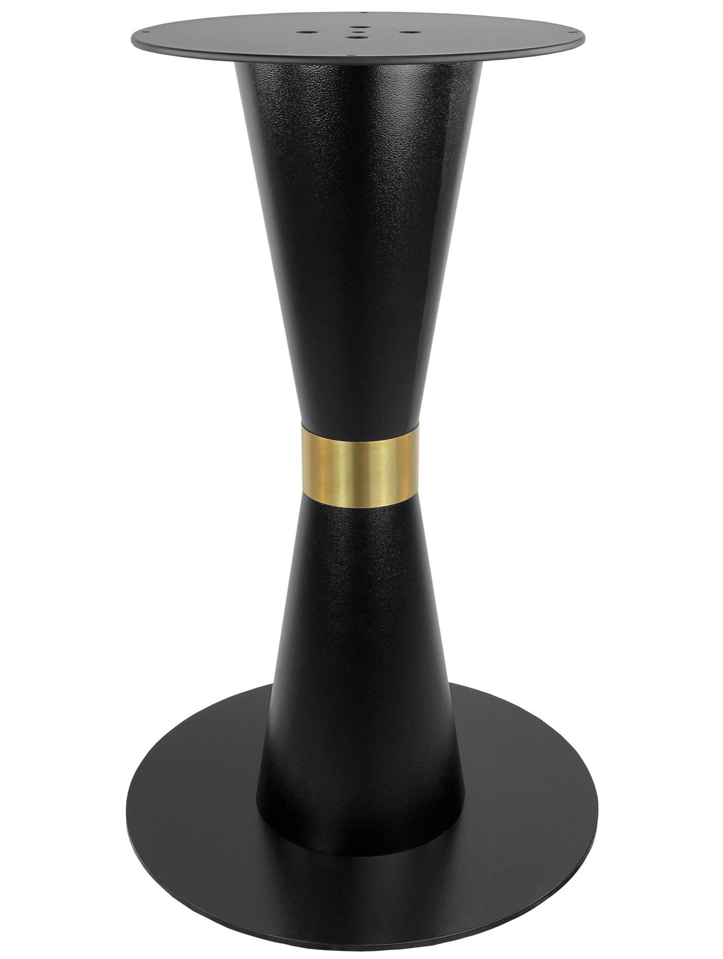 Подстолье дизайнерское 2113 черное с золотом